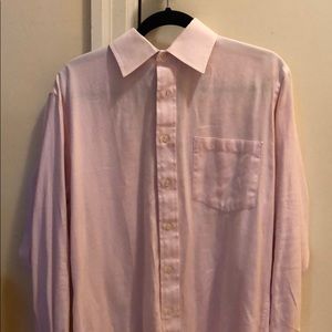 Ted Baker Pink Button Down Shirt 16 Neck, 32/33